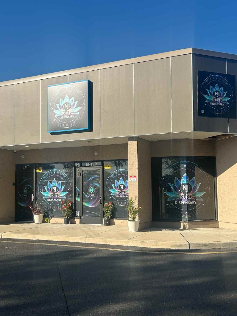 front of store